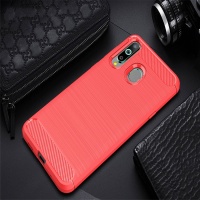 SDP Brushed Texture Carbon Fiber TPU Case for Galaxy A8s Photo
