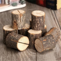 SUNSKYCH 10 piecesS Log Stump Nnote Holder Photo Clip Creative Home DIY Decorative Ornaments Shooting Props Photo