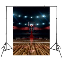 SUNSKYCH 1.5m x 2.1m Basketball Court Photo Shoot Photo Background Cloth Photo