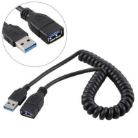 SDP 1.5m High Speed USB 3.0 Male to Female Retractable Spring Extension Cable Photo
