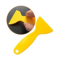 SDP 100 piecesS Yellow Plastic Small Scraper Car Film Tools Film Scraper Car Accessories Photo