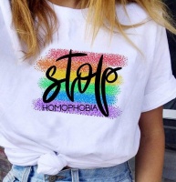 South African Importers 10 designs pride Love Wins lgbqt lesbian love rainbow Queer Women tshirt Cotton Casual Funny t shirt For Lady Girl Top Tee NG-2 - C9 / XXXL Photo