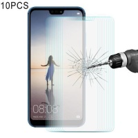 SDP 10 piecesS ENKAY Hat-Prince Huawei P20 Lite 0.26mm 9H Hardness 2.5D Curved Edge Tempered Glass Screen Film Photo