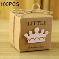 SDP 100 piecesS European Style Wedding Princess Pattern Sugar Box Size: 5.3*5.3*5.3cm Photo