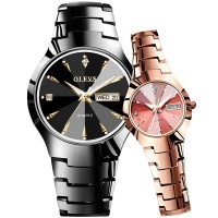 SDP 1 Pair OLEVS 8697 Couple Fashion Waterproof Luminous Quartz Watch Photo