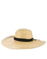 Volcom To Be in The Sea Straw Wide Brim Hat Natural Photo