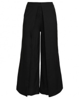G Couture Split Leg Feminine Pants Black Photo