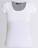 Utopia Stretch Basic Tee White Photo