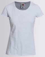 Fruit of the Loom Lady Fit T-Shirt Grey Photo