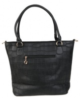 Joy Collectables Ladies Quilted Shopper Bag Black Photo