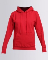 Fruit of the Loom Lady Fit Classic Hooded Sweat Red Photo