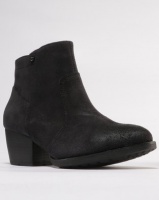 Caterpillar Cider Leather Ankle Boots Black Photo