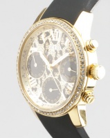 Guess Park Round Watch Black & Gold-Plated Photo
