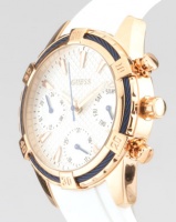 Guess Catalina Round Synthetic Strap Watch White Photo