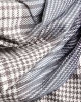 Ruby Rocks Check Scarf Grey Photo