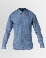 Deacon Curtail Long Sleeve Shirt Blue Photo