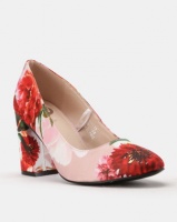 Footwork Colo Printed Court Heels Red Photo