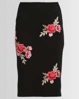 Utopia Ponti Skirt With Embroidery Black Photo