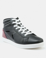 Power Lace Up High Top Sneakers Black Photo
