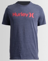 Hurley One & Only Core Heather T-Shirt Blue Photo