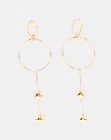 Miss Maxi Circle Statement Earrings Gold-tone Photo