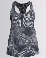 FIT Gymwear Zigzag Vest Grey Feather Photo
