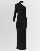 Gallery Clothing Shoulder Choker Dress Black Photo