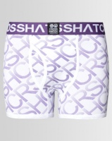 Crosshatch Equalizer 2Pk Print Boxers Purple Photo