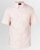 D Struct D-Struct Short Sleeve Oxford Shirt Pink Photo
