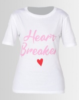 Utopia Heartbreaker Print Tee White Photo