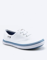 Tomy Takkies Boys Tomy With Blue Foxing Stripe Sneakers White Photo