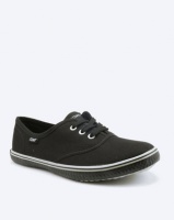 Tomy Takkies Youths Tomy With Grey Foxing Stripe Sneakers Black Photo