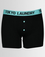 Tokyo Laundry 2pk Maldon Black Bodyshort Yellow/Teal Photo