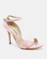 Utopia Long Waisted Barely There Heels Soft Pink Photo