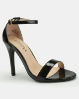 Utopia Patent Barely There Heels Black Photo