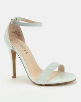 Utopia Patent Barely There Heels Light Green Photo