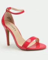 Utopia Patent Barely There Heels Red Photo