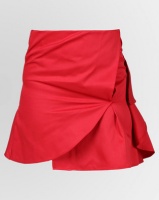 Amanda May Mock Frill Skirt Red Photo