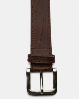 Saddler Belts Genuine Italian Mombassa Leather Mens Belt Brown Photo