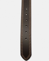 Saddler Belts Full Grain Genuine Leather Mens Belt Dark Brown Photo