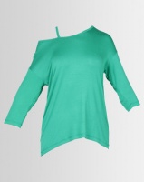 Slick Meli Cut Out Styled Tee Emerald Photo