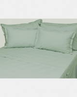 Sheraton Duvet-Oxford Straight St Sets 200T-100% Percale Sage Home Theatre System Photo