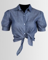 Royal T Buttoned Chambray Shirt Blue Photo