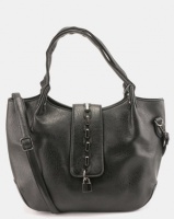 Blackcherry Bag Round Link Detailed Handbag Black Photo