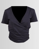 All About Eve Evie Wrap Top Dark Blue Photo