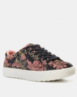 North Star Floral Sneakers Pink/Black Photo