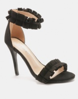 Utopia Rouged Barely There Heels Black Photo