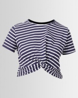 Utopia Knot T-Shirt Navy/White Stripe Photo