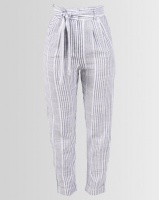Gallery Clothing Linen Paperbag Trousers Stripe Photo