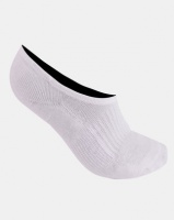 Converse Basic Wordmark No Shows Socks White Photo